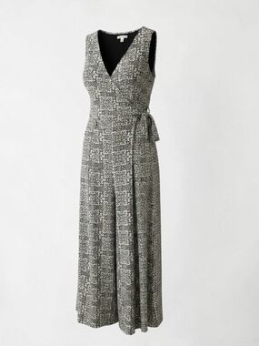 Vintage Cato Established 1946 Black & White Jumpsuit